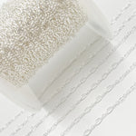 Load image into Gallery viewer, 716SS. Sterling Silver Oval Long and Short Links Chain
