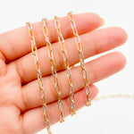 Load image into Gallery viewer, XM/3106XETT. 14k Gold Filled Smooth Paperclip Link Chain
