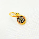 Load image into Gallery viewer, DC289. Diamond Sterling Silver Round Mini Charm
