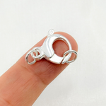 Load image into Gallery viewer, 925 Sterling Silver Round Clasp 16mm
