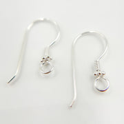 Buy Now Sterling Silver Coil and Daisy Ear Wire