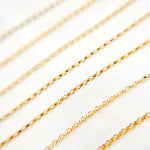 Load image into Gallery viewer, 887GF. 14K Gold Filled Oval Rolo Chain
