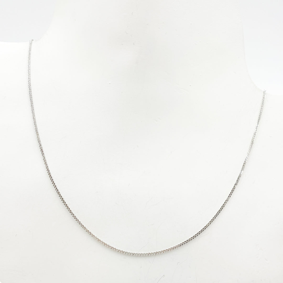 018SP3T4WG18K. 18K Solid Gold Wheat Chain