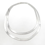 Load image into Gallery viewer, Sterling Silver 5.5mm Herringbone Necklace
