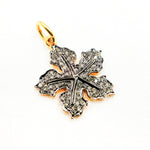 Load image into Gallery viewer, DC442. Diamond Sterling Silver Leaf Pendant
