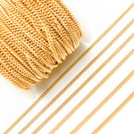 Load image into Gallery viewer, 64GF. 14k Gold Filled Curb Link Chain
