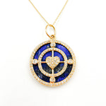 Load image into Gallery viewer, Buy Now 14K Gold Round Heart Pendants