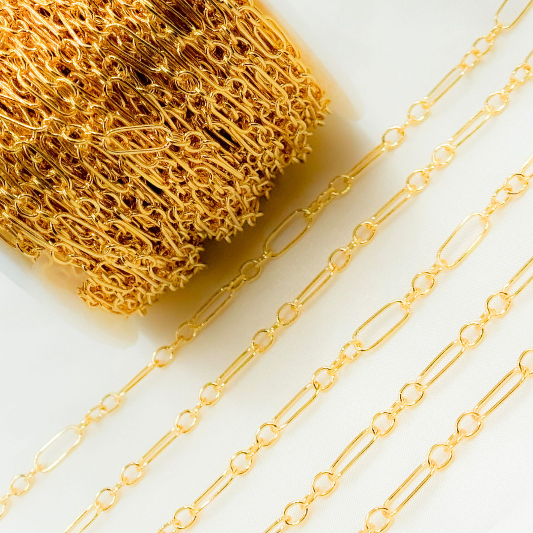14k Gold Filled Long and Short Link