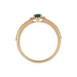 Load image into Gallery viewer, CR97175. 14K Solid Gold Diamond and Gemstone Ring