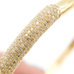 Load image into Gallery viewer, 14K Solid Gold Diamonds Bangle. KG86
