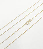 Load image into Gallery viewer, 025KFD8. 14K Solid Gold Diamond Cut Cable Chain
