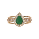 Load image into Gallery viewer, CR97174. 14K Solid Gold Diamond and Gemstone Ring