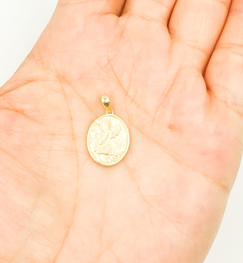 14K Solid Gold Oval Shape