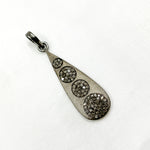 Load image into Gallery viewer, DP422. Diamond Sterling Silver Drop Pendant
