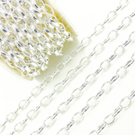 Load image into Gallery viewer, Sterling Silver Smooth Oval Link Chain