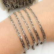 Oxidized Sterling Silver Marina Chain