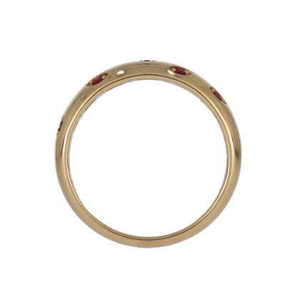 RFZ19693RU. 14K Solid Gold Ruby Ring