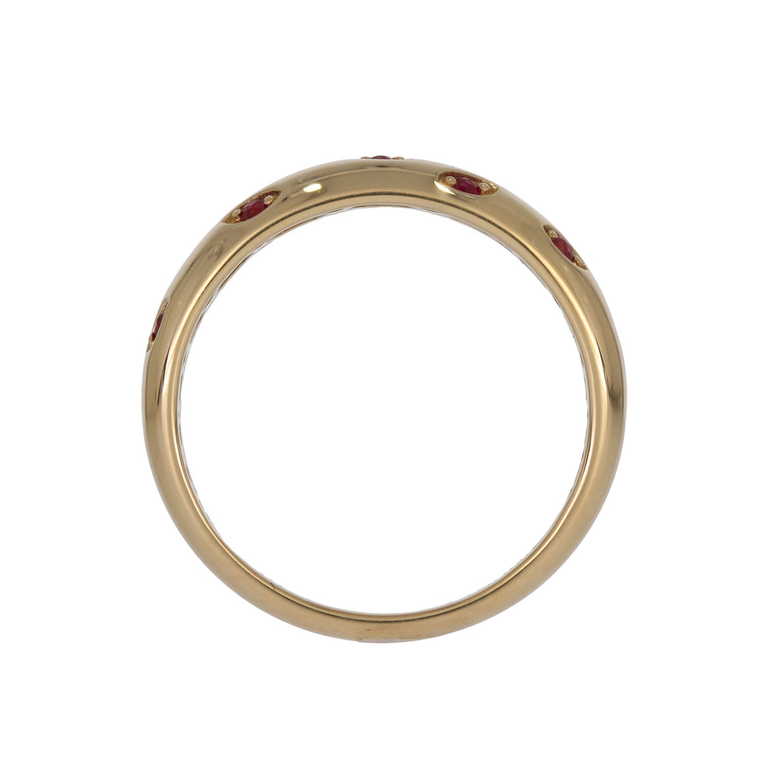 RFZ19693RU. 14K Solid Gold Ruby Ring