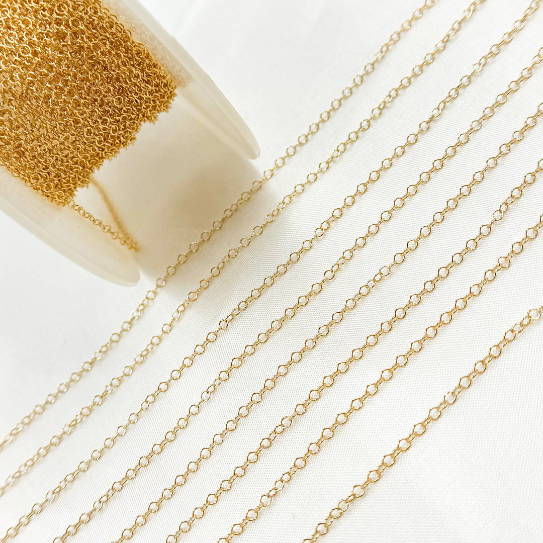 1318GF. 14K Gold-Filled Cable Chain