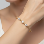 Load image into Gallery viewer, BND68392. 14K Solid Gold Diamond Bangle