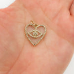 Load image into Gallery viewer, Buy Now 14K Gold Heart Pendant