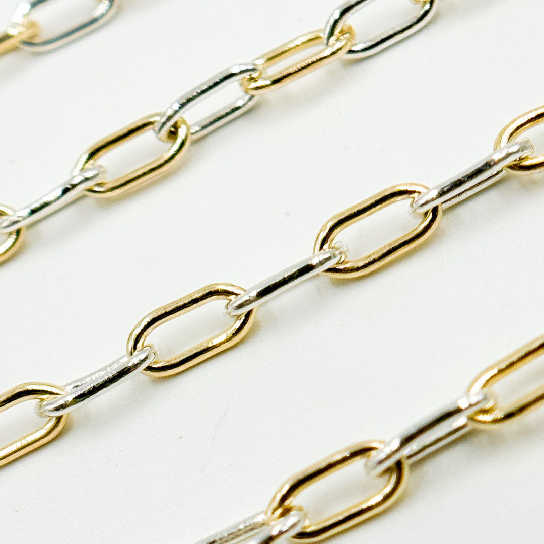 XM/3106XETT. 14k Gold Filled Smooth Paperclip Link Chain