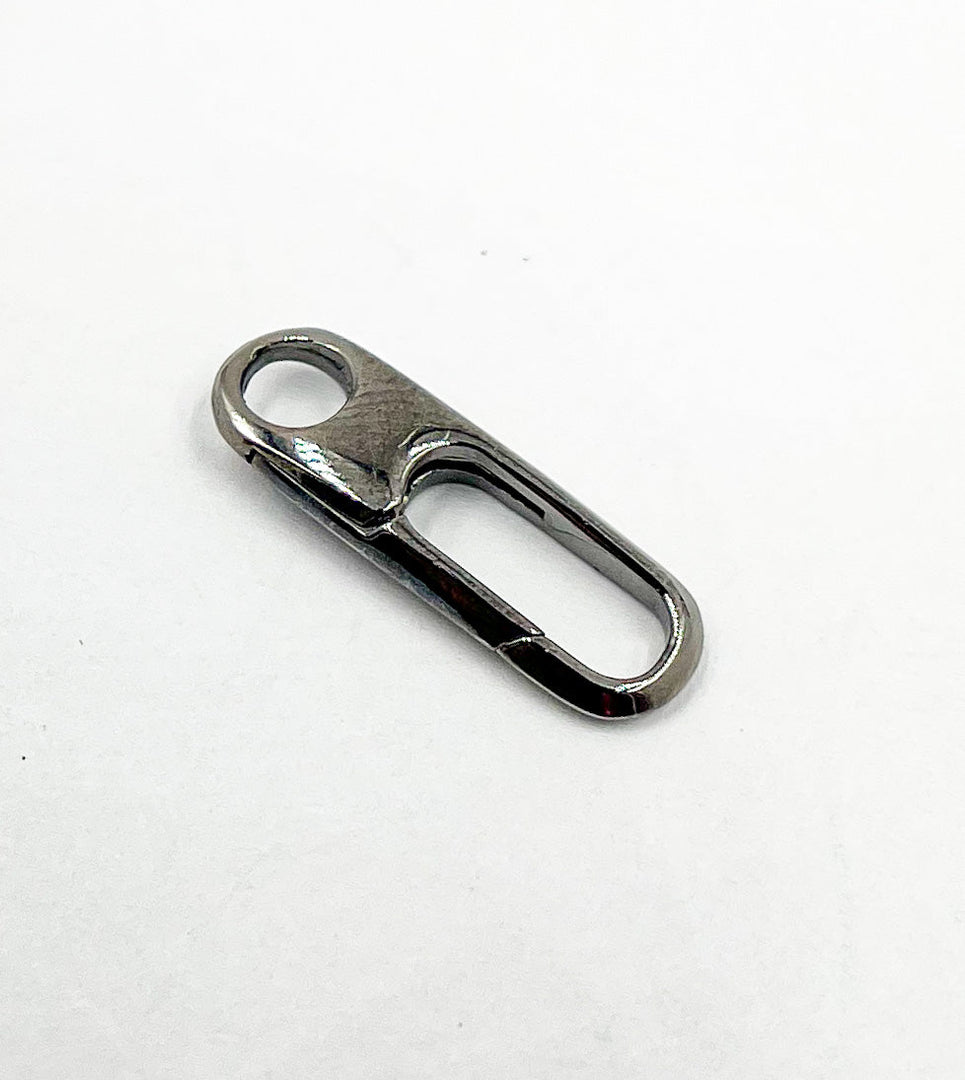 Black Rhodium Shiny 925 Sterling Silver Clasp. 1355BRS