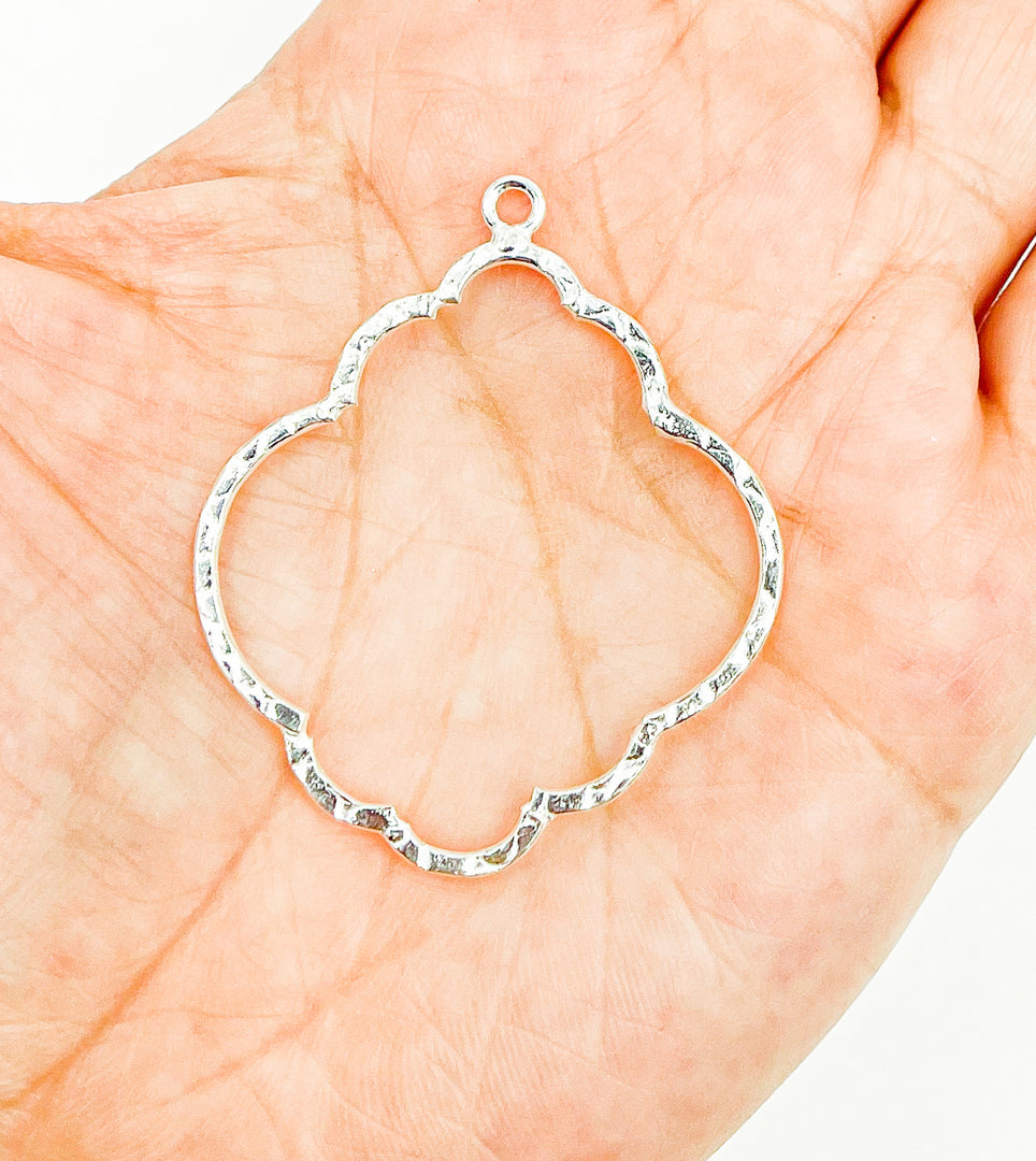 925 Sterling Silver Uneven Shape