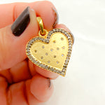 Load image into Gallery viewer, DP427. Diamond Sterling Silver Heart Pendant
