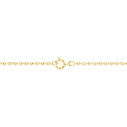 NFB71826. 14K Solid Gold Diamond and Gemstone Heart Necklace