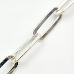 Load image into Gallery viewer, Y103FSS. Sterling Silver Flat Paperclip Chain
