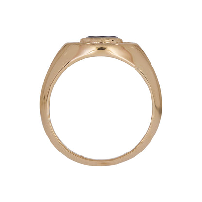 RFB18436. 14K Solid Gold Diamond and Gemstone Ring