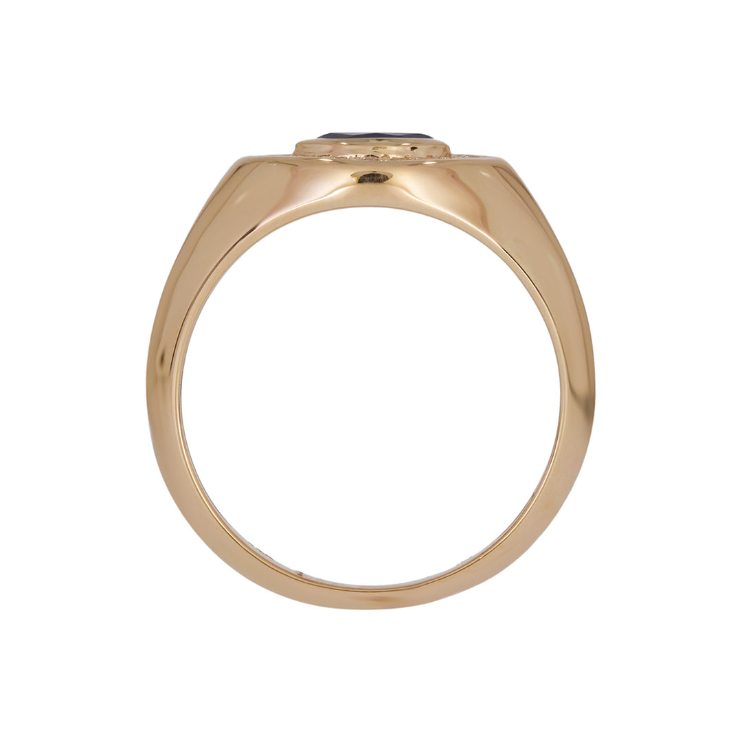RFB18436. 14K Solid Gold Diamond and Gemstone Ring