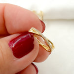 Load image into Gallery viewer, 14K Solid Gold Diamond Oval Hoops. EHB56557

