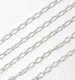 Load image into Gallery viewer, 925 Sterling Silver Oval &amp; Round Link Chain. 944SS
