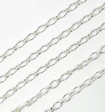 Load image into Gallery viewer, 925 Sterling Silver Oval &amp; Round Link Chain. 944SS
