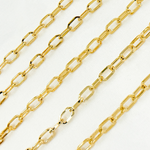 Load image into Gallery viewer, Gold Plated 925 Sterling Silver Diamond Cut Cable Link Chain