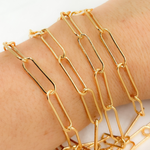 Load image into Gallery viewer, 4701GF. Gold Filled Paperclip Link Chain
