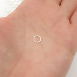Load image into Gallery viewer, 5004481CT. 6MM 20.5Gauge White Twisted Close Jump Ring
