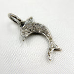 Load image into Gallery viewer, DC246. Diamond Sterling Silver Dolphin Charm
