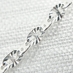 Load image into Gallery viewer, 925 Sterling Silver Diamond Cut Marina Chain. V91SS
