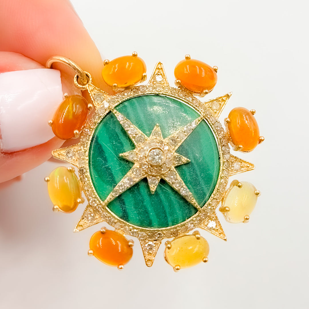 Buy Now 14K Gold Round Pendants