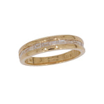 Load image into Gallery viewer, RAI02478. 14K Solid Gold Diamond Baguette Band Ring