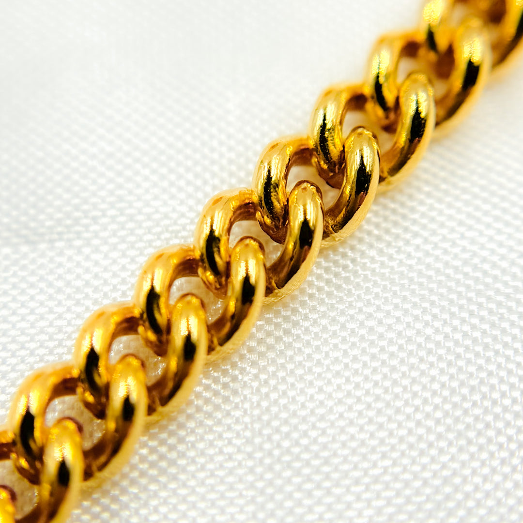 61GF. 14K Gold Filled Solid Curb Link Chain