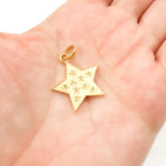 Load image into Gallery viewer, DP776. Diamond Sterling Silver Star Pendant
