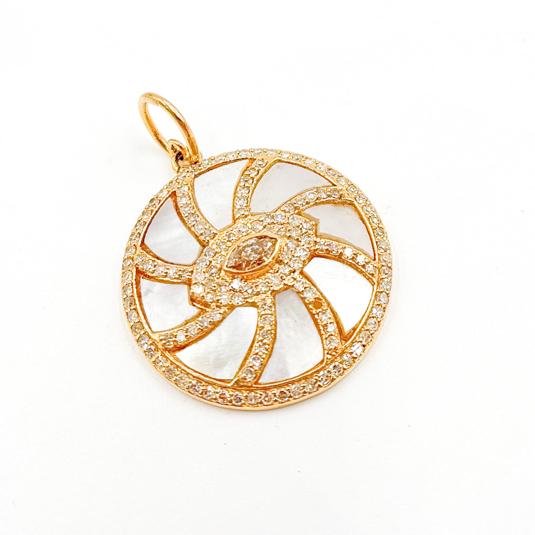 Shop Now Gold Round Evil Eye Pendants