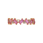 Load image into Gallery viewer, RAC02557. 14K Solid Gold Diamond and Gemstone Fancy Ring