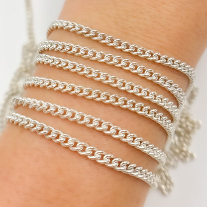Sterling Silver Curb Chain