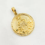 Load image into Gallery viewer, DP627. Diamond Sterling Silver Cancer Zodiac Pendant
