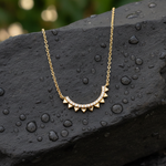 Load image into Gallery viewer, NFA72316. 14K Solid Yellow Gold Diamond Fancy Necklace